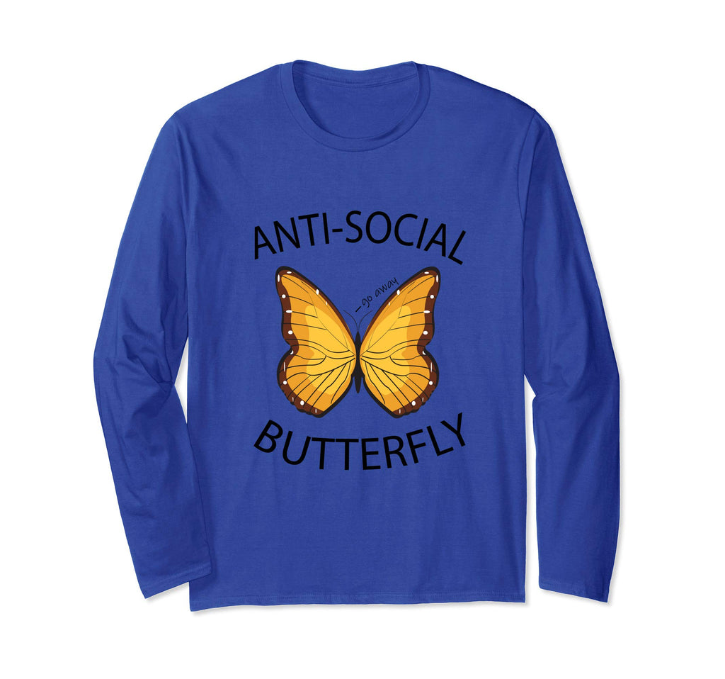 Anti Social Butterfly Social Club T-Shirt - Trendy Graphic for Adults - T-Shirt, Sweatshirt, Hoodie