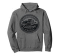 Edinburgh Scotland Uk Travel Stamp Hoodie - Fun Novelty Design Men Women - T-Shirt, Sweatshirt, Hoodie