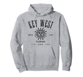 Key West Florida Distressed Souvenir Hoodie - Custom Art Print for Adults - T-Shirt, Sweatshirt, Hoodie