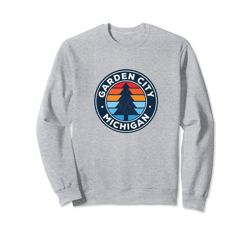 Garden City Michigan Mi 70S Sweatshirt - Fun Novelty Design Men Women - T-Shirt, Sweatshirt, Hoodie