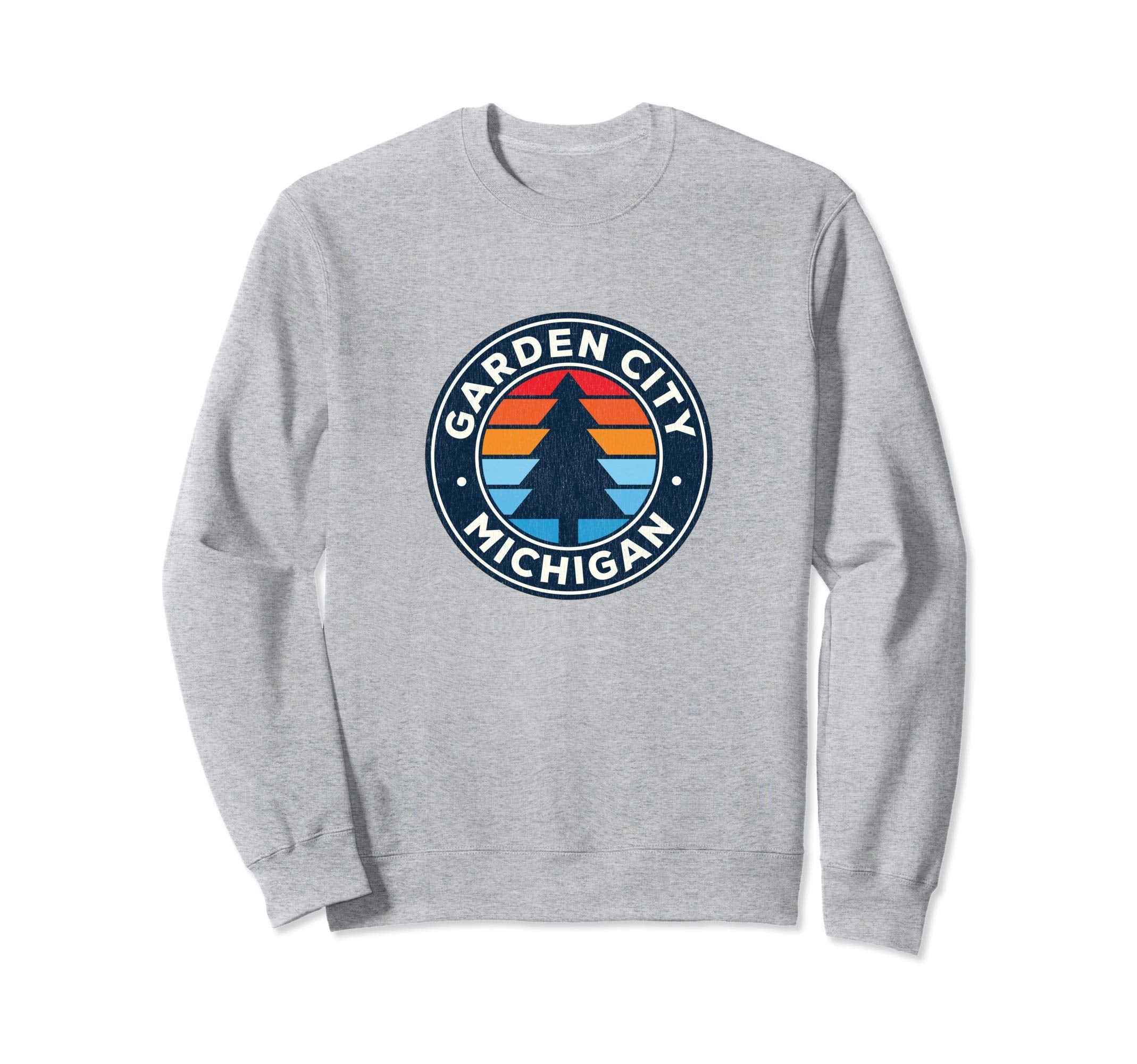 Garden City Michigan Mi 70S Sweatshirt - Fun Novelty Design Men Women - T-Shirt, Sweatshirt, Hoodie