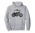Bike Moto Motorcycle Hoody Biker Hoodie - Fun Novelty Design for Adults - T-Shirt, Sweatshirt, Hoodie