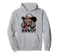 Howdy Bigfoot Poodle Dog Rodeo Western Hoodie - Unique Graphic for Adults - T-Shirt, Sweatshirt, Hoodie