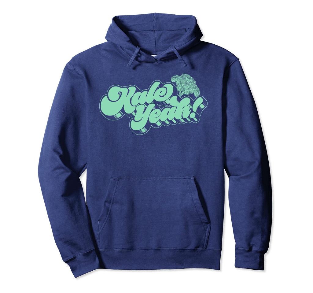 Kale Ja Funny 70S Script Typography Hoodie - Novelty Apparel Men Women - T-Shirt, Sweatshirt, Hoodie