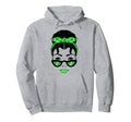 Mental Health Warrior Messy Bun Mental Hoodie - Fun Novelty Design Unisex - T-Shirt, Sweatshirt, Hoodie