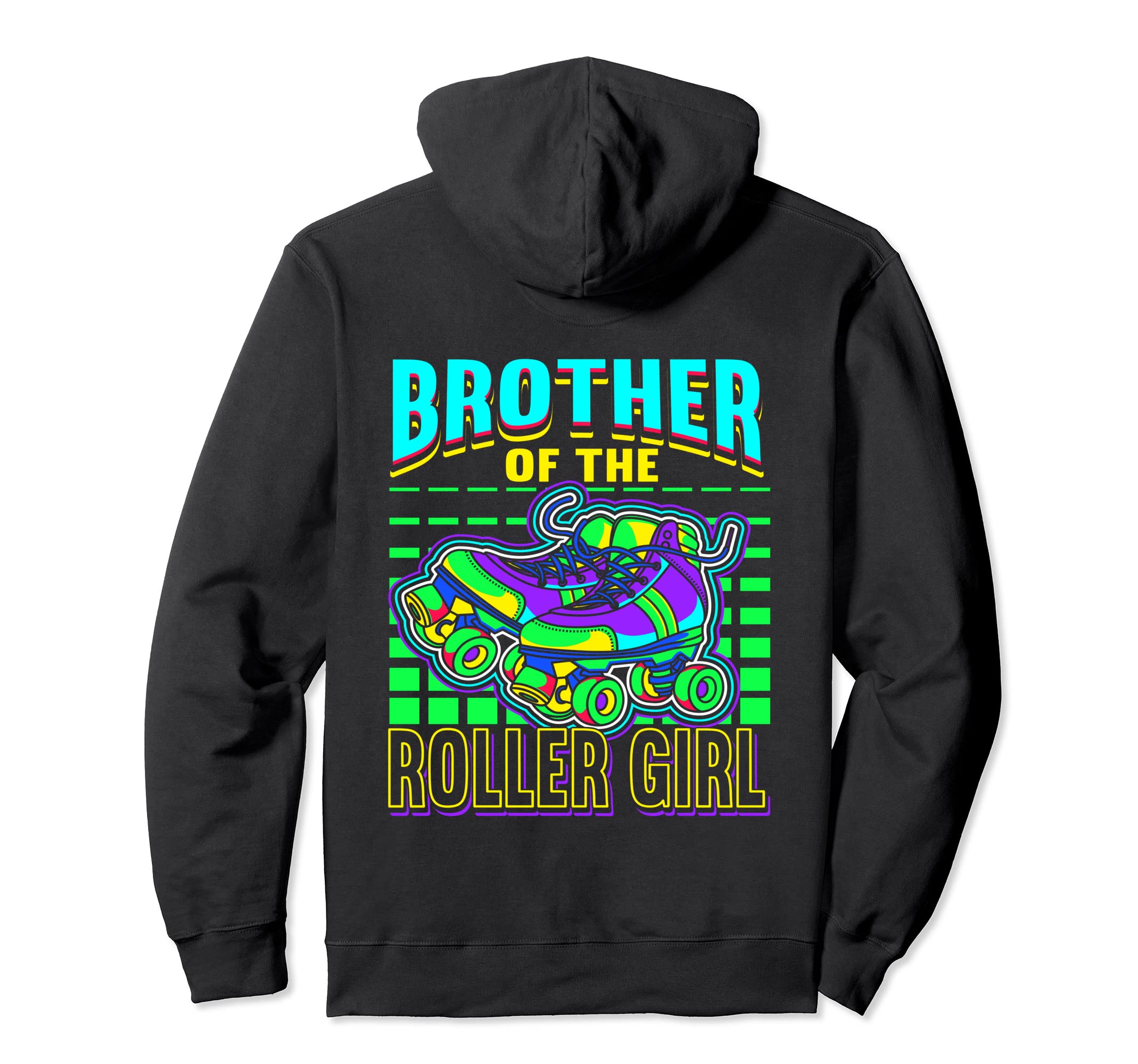 Brother Roller Skates Roller Skating Rink Hoodie - Novelty Apparel Unisex - T-Shirt, Sweatshirt, Hoodie