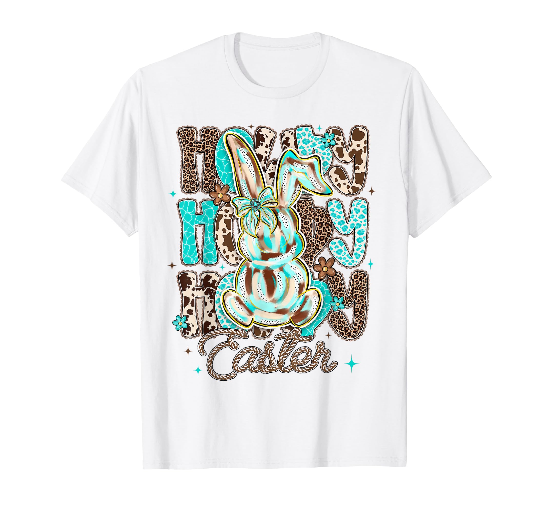 Cowhide Leopard Blue Turquoise T-Shirt - Casual Everyday Wear for Adults - T-Shirt, Sweatshirt, Hoodie