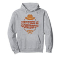 Hippies And Cowboys Cowgirls 70S Hoodie - Casual Everyday Wear Men Women - T-Shirt, Sweatshirt, Hoodie