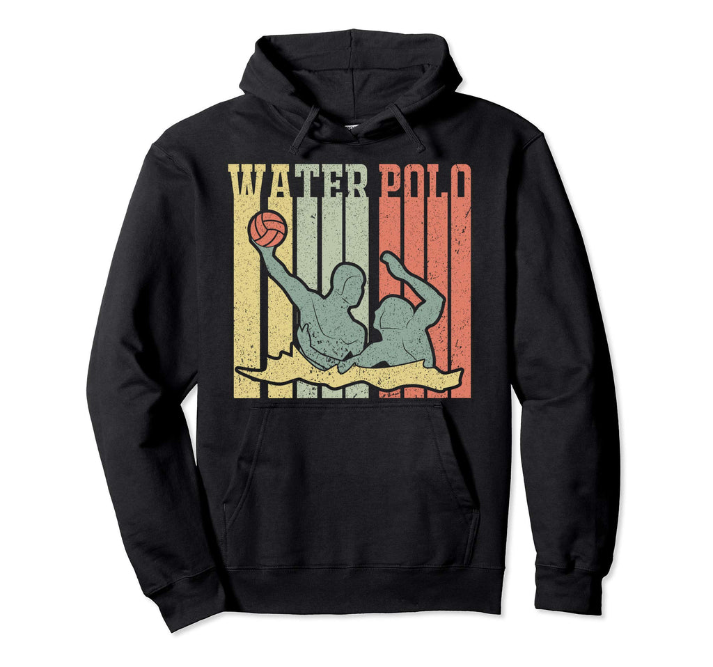 Water Polo Distressed Player Gift Hoodie - Unique Graphic Men Women - T-Shirt, Sweatshirt, Hoodie