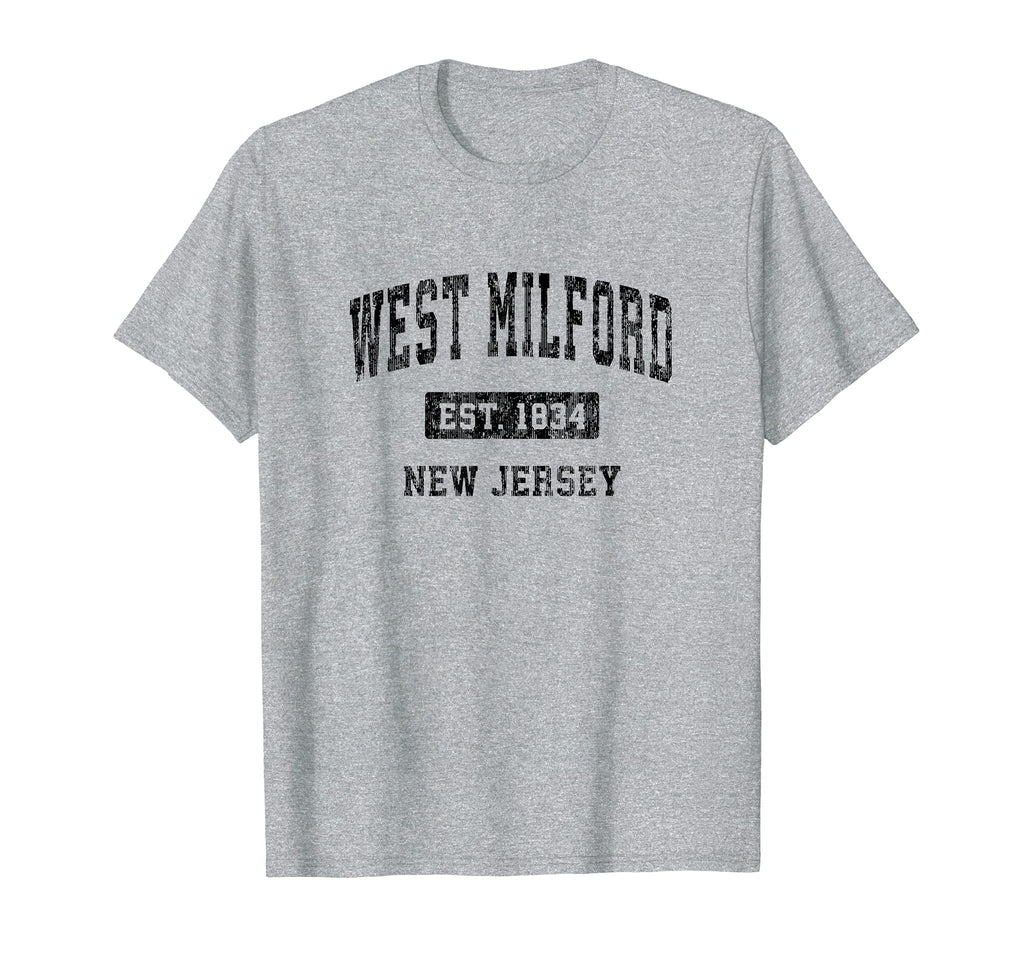 West Milford New Jersey Nj Sports T-Shirt - Fun Novelty Design Men Women - T-Shirt, Sweatshirt, Hoodie
