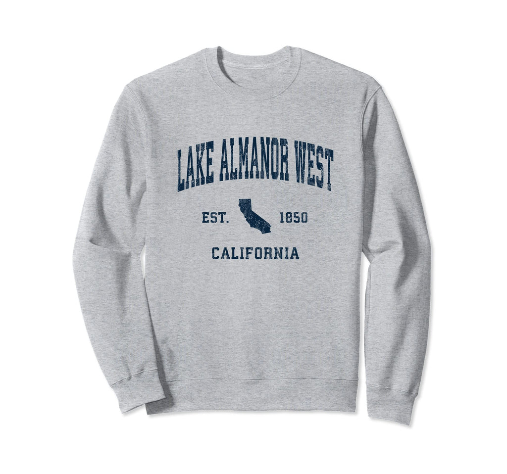 Lake Almanor West California Ca Sweatshirt - Graphic Print Men Women - T-Shirt, Sweatshirt, Hoodie