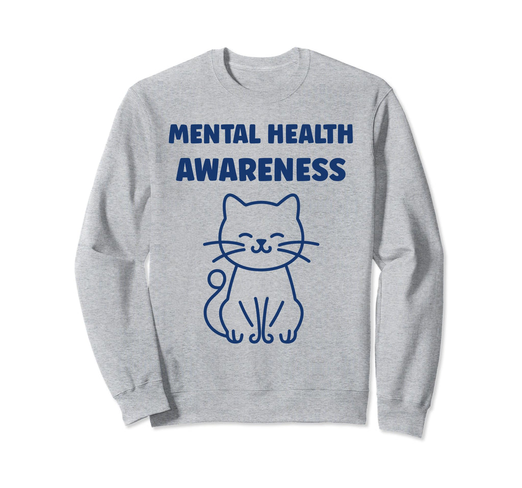 Cat Brain Illness Animal Mental Sweatshirt - Novelty Apparel Men Women - T-Shirt, Sweatshirt, Hoodie