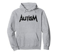 Funny Autism Rock Meme Neurodivergent Hoodie - Minimalist Print for Adults - T-Shirt, Sweatshirt, Hoodie