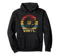 Vinyl Record Player Hoodie - Trendy Graphic Men Women - T-Shirt, Sweatshirt, Hoodie