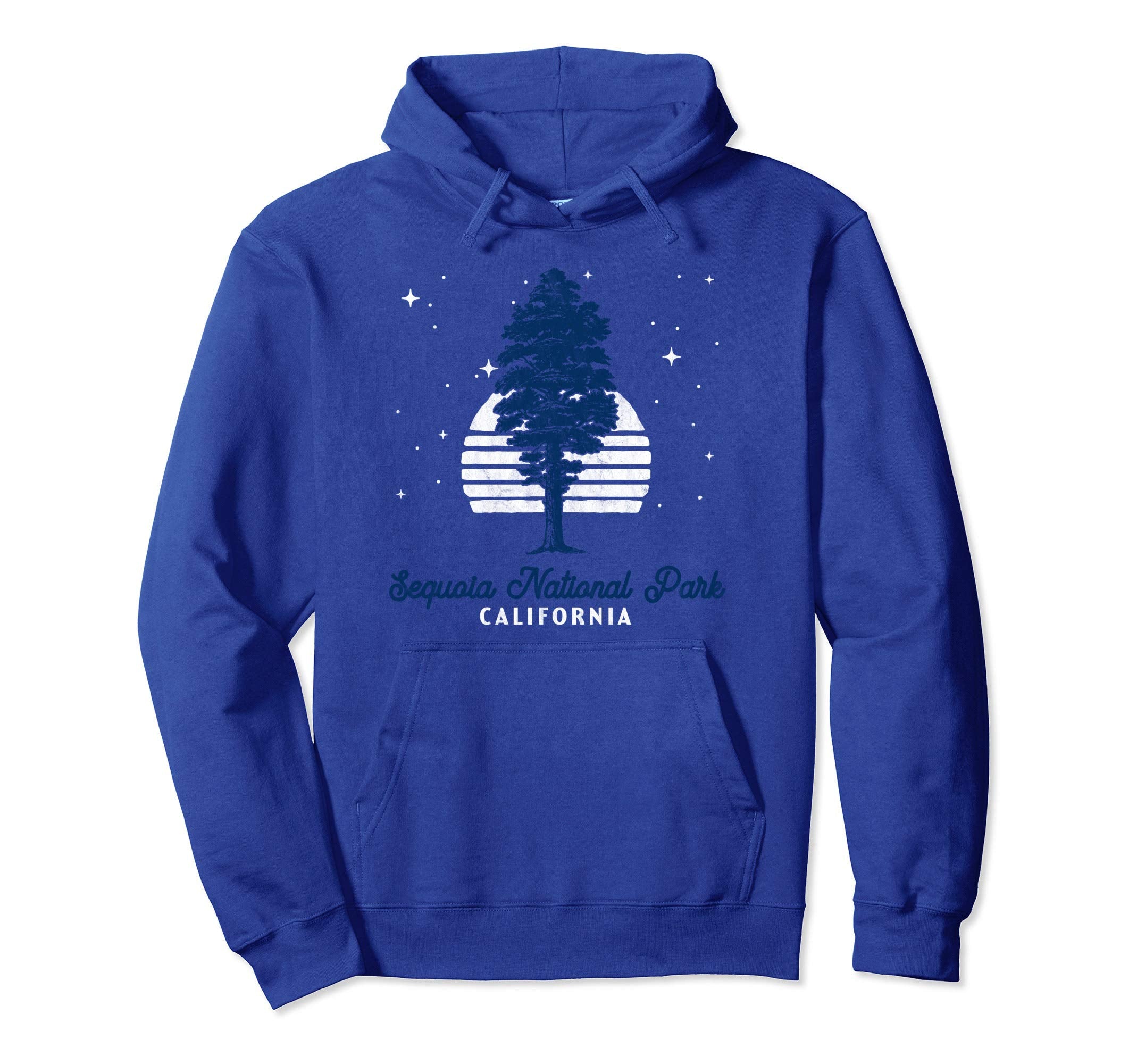 Sequoia National Park Night 80S Hoodie - Novelty Apparel for Adults - T-Shirt, Sweatshirt, Hoodie
