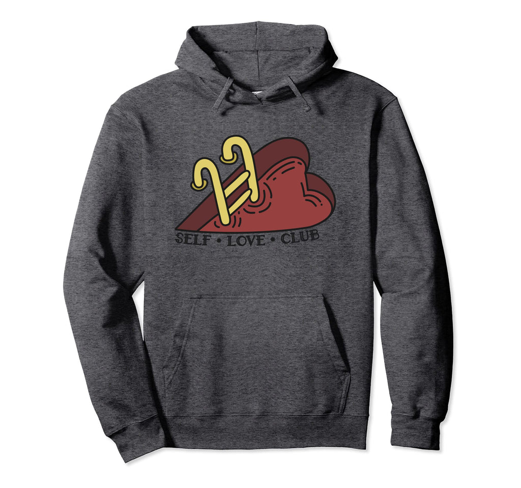 Self Love Club Self Care Mental Hoodie - Custom Art Print for Adults - T-Shirt, Sweatshirt, Hoodie