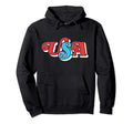 Usa Typography Patriotic 4Th July 80S Hoodie - Graphic Print Unisex - T-Shirt, Sweatshirt, Hoodie