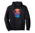 Outrun Synthwave Vaporwave Sunset Hoodie - Graphic Print for Adults - T-Shirt, Sweatshirt, Hoodie