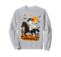 Halloween Party Bats Western Cowboy Sweatshirt - Graphic Print Unisex - T-Shirt, Sweatshirt, Hoodie