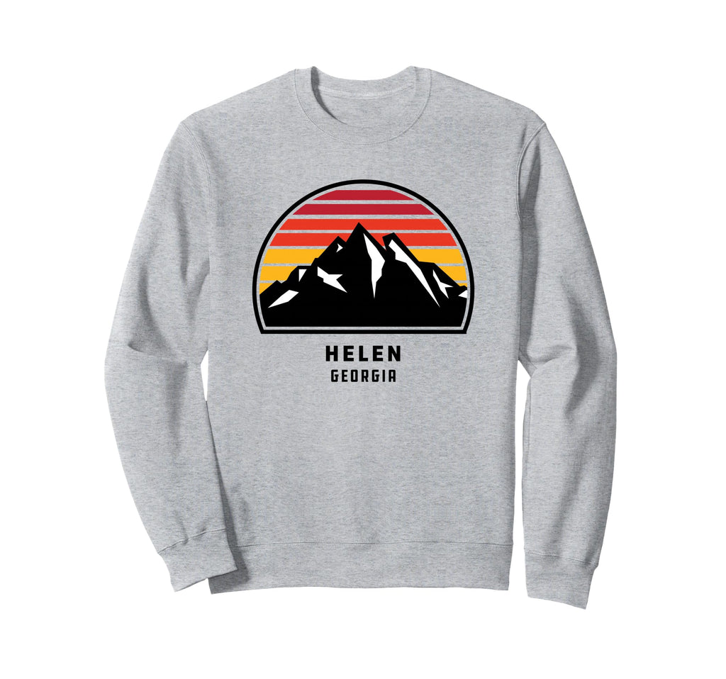 Helen Georgia Mountain Sunset Sweatshirt - Novelty Apparel Unisex - T-Shirt, Sweatshirt, Hoodie