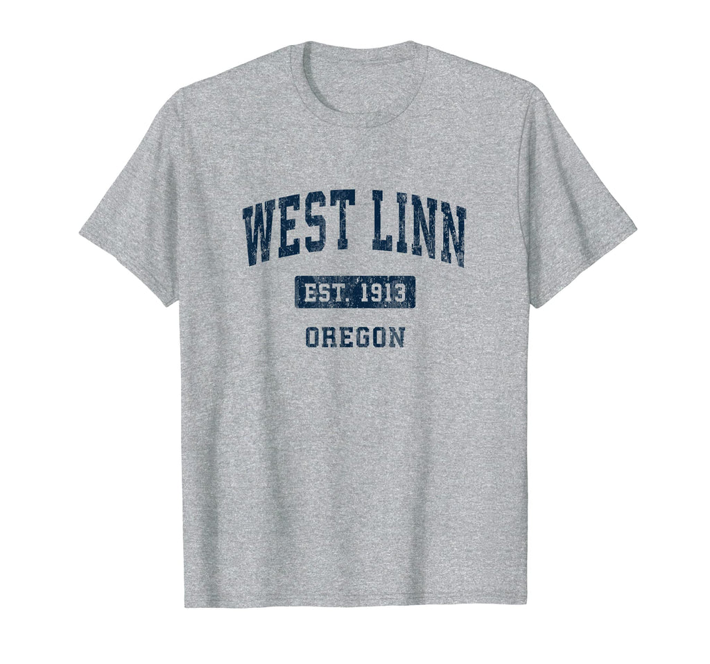 West Linn Oregon Or Sports Established T-Shirt - Minimalist Print Unisex - T-Shirt, Sweatshirt, Hoodie