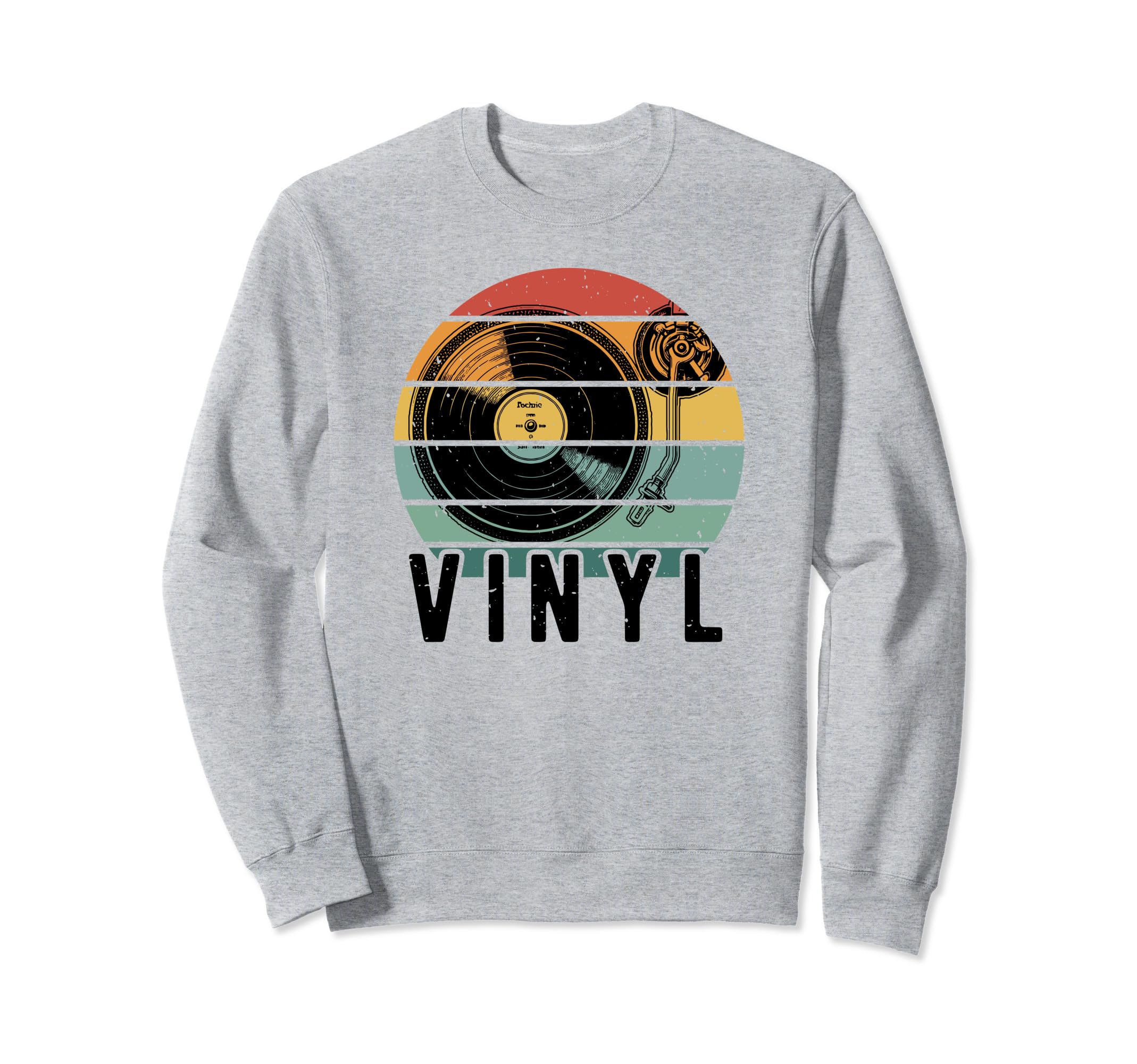 Vinyl Turntable Records Music Lp Dj Sweatshirt - Novelty Apparel Men Women - T-Shirt, Sweatshirt, Hoodie