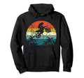 Dirt Bike Motocross Motorcycle Grunge Hoodie - Minimalist Print for Adults - T-Shirt, Sweatshirt, Hoodie