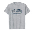West Hartford Connecticut Ct Varsity T-Shirt - Streetwear Style Men Women - T-Shirt, Sweatshirt, Hoodie