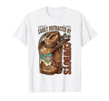 Easily Distracted Cowboys Cowgirl T-Shirt - Fun Novelty Design Unisex - T-Shirt, Sweatshirt, Hoodie