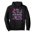 Vaporwave Synthwave Angel Vcr Mode Hoodie - Casual Everyday Wear Men Women - T-Shirt, Sweatshirt, Hoodie