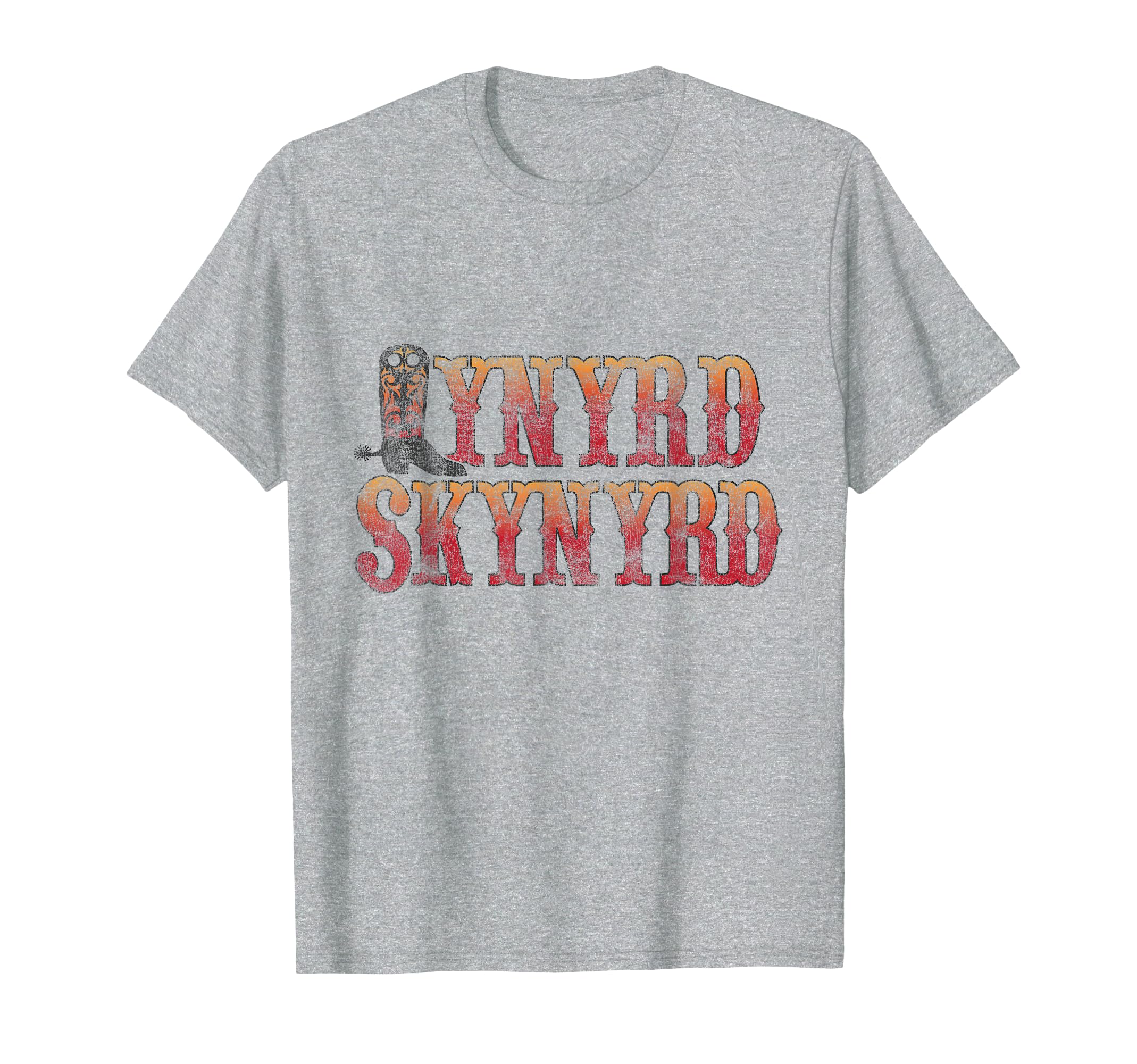 Lynyrd Skynyrd Boot Logo 1970S Cowboy Rock T-Shirt - Graphic Print Unisex - T-Shirt, Sweatshirt, Hoodie