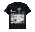 Cowboy Ufo Encounter Western Desert Country T-Shirt - Unique Graphic Unisex - T-Shirt, Sweatshirt, Hoodie