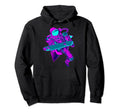 Skateboarding Synthwave 80S Art Hoodie - Custom Art Print for Adults - T-Shirt, Sweatshirt, Hoodie