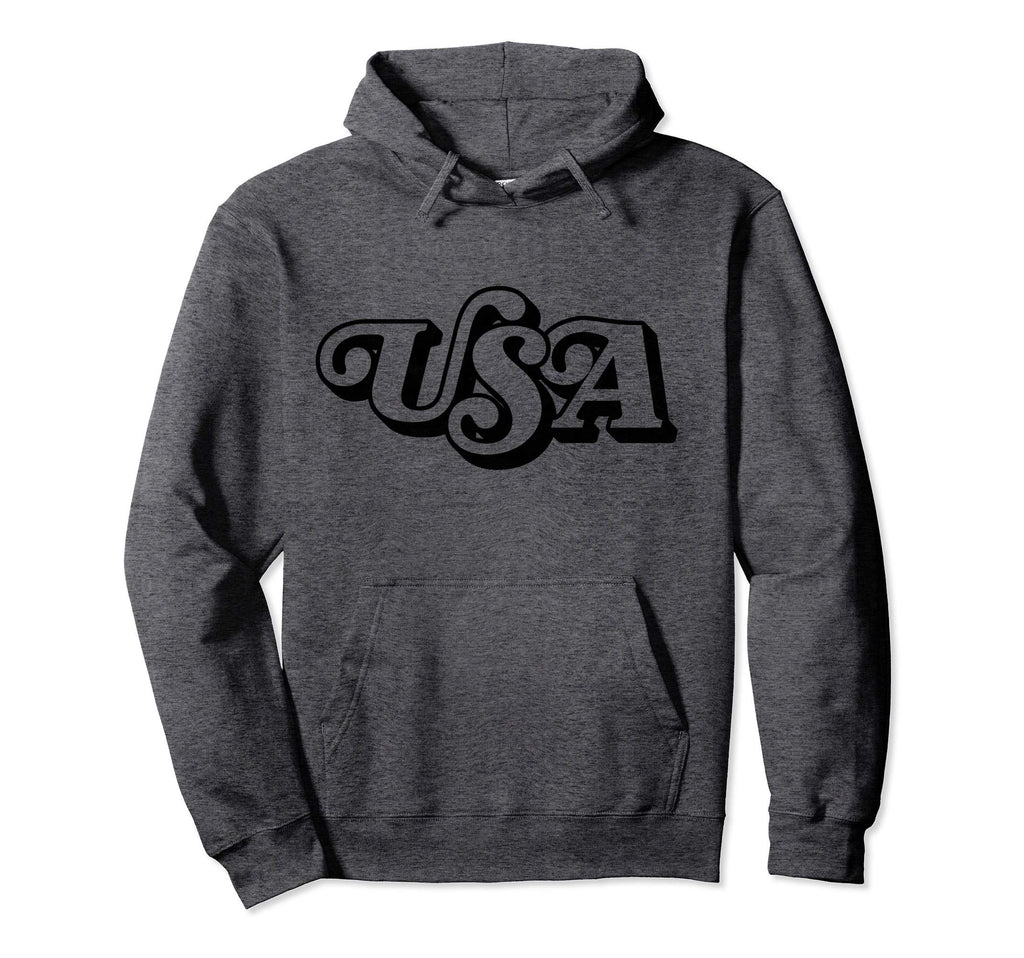 Usa Typography Patriotic 4Th July Hoodie - Aesthetic Graphic Men Women - T-Shirt, Sweatshirt, Hoodie