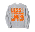 Antisocial Less Screen Time More Sweatshirt - Custom Art Print Men Women - T-Shirt, Sweatshirt, Hoodie