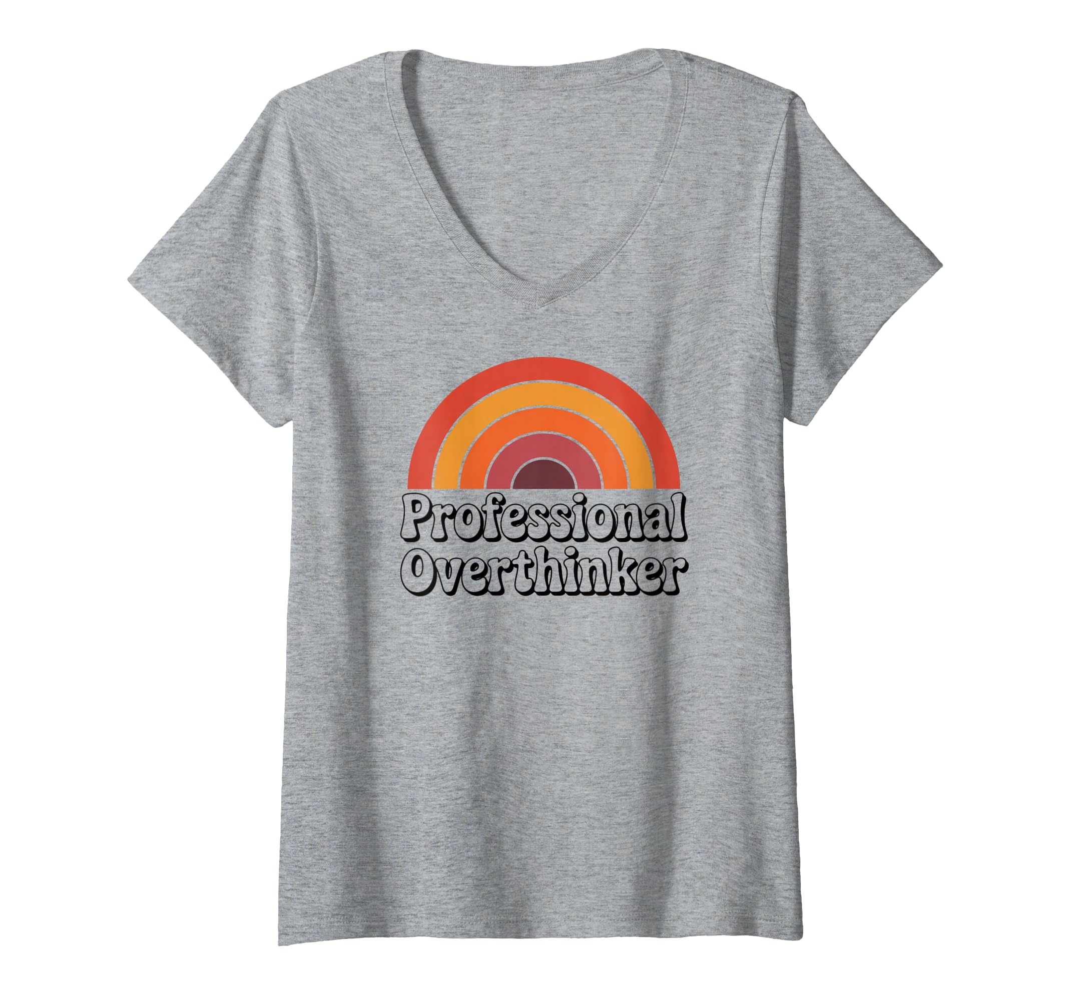 Womens Professional Overthinker Funny T-Shirt - Unique Graphic Men Women - T-Shirt, Sweatshirt, Hoodie