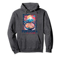 Fukuoka City 80S Synthwave Ramen Bowl Hoodie - Streetwear Style Unisex - T-Shirt, Sweatshirt, Hoodie