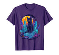 Celestial Cat Crystal Forest T-Shirt - Novelty Apparel for Adults - T-Shirt, Sweatshirt, Hoodie