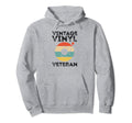 Vinyl Veteran Vinyl Lp Record Vinyls Hoodie - Novelty Apparel Men Women - T-Shirt, Sweatshirt, Hoodie