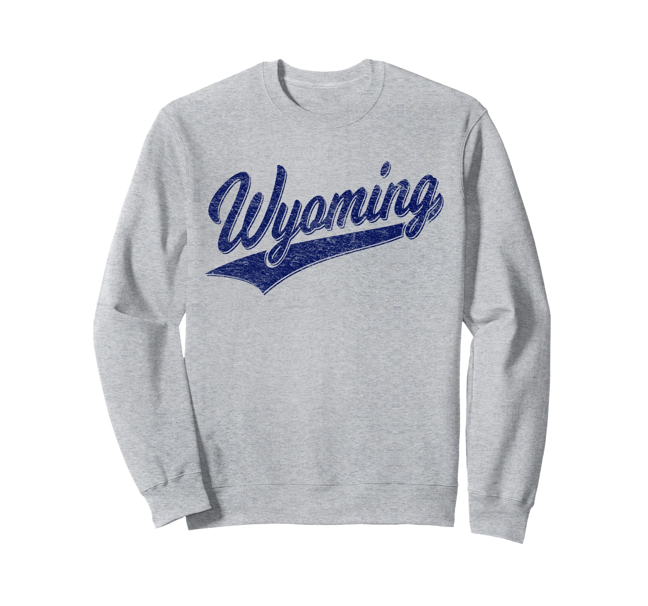 Wyoming Varsity Script Sports Sweatshirt - Aesthetic Graphic for Adults - T-Shirt, Sweatshirt, Hoodie