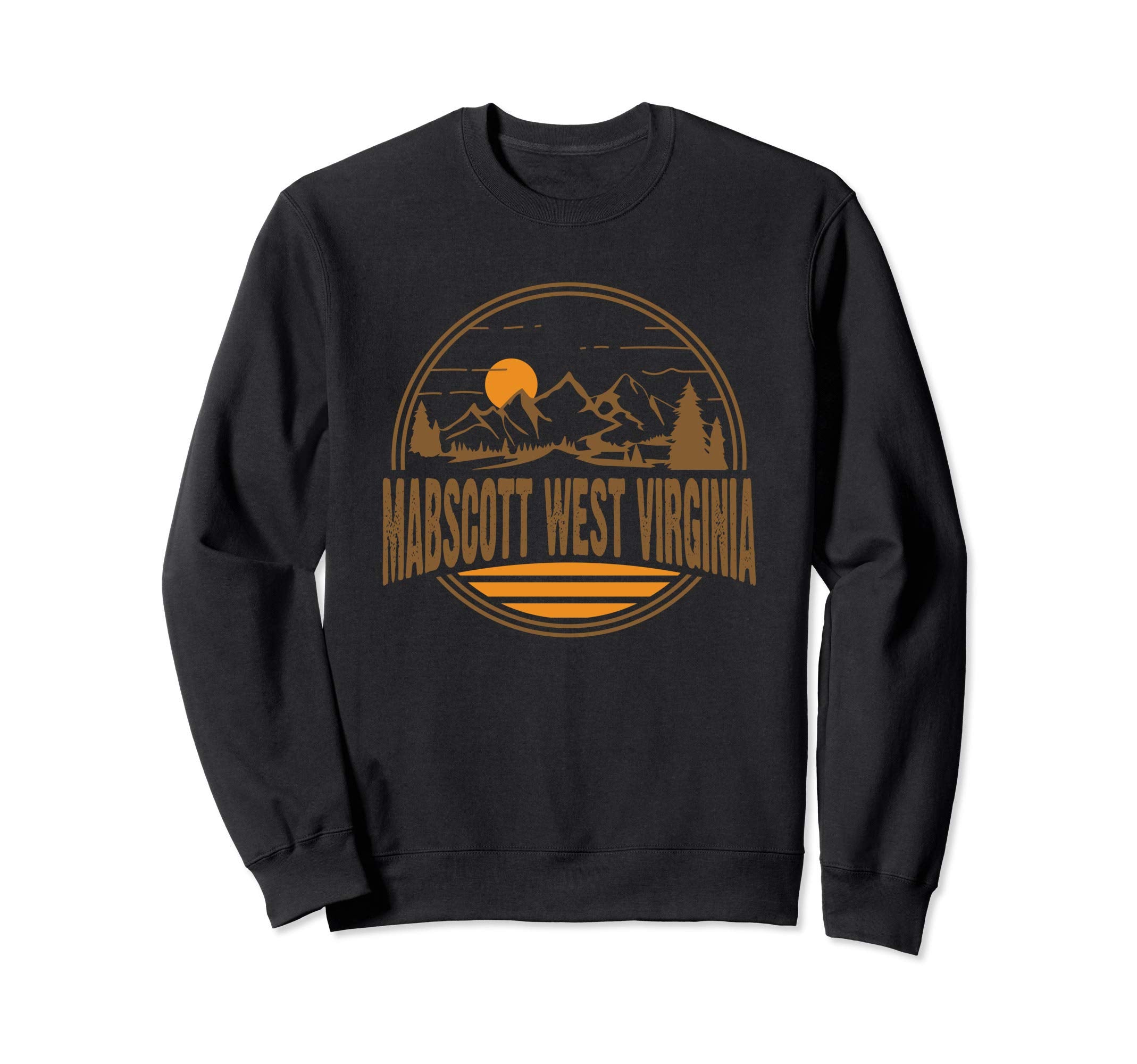 Mabscott West Virginia Mountain Sweatshirt - Novelty Apparel for Adults - T-Shirt, Sweatshirt, Hoodie