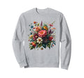 Floral Tattoo Sleeve Tattoo Sweatshirt - Casual Everyday Wear for Adults - T-Shirt, Sweatshirt, Hoodie