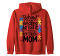 Autism Mom Autism Dad Family Pride Hoodie - Minimalist Print Men Women - T-Shirt, Sweatshirt, Hoodie