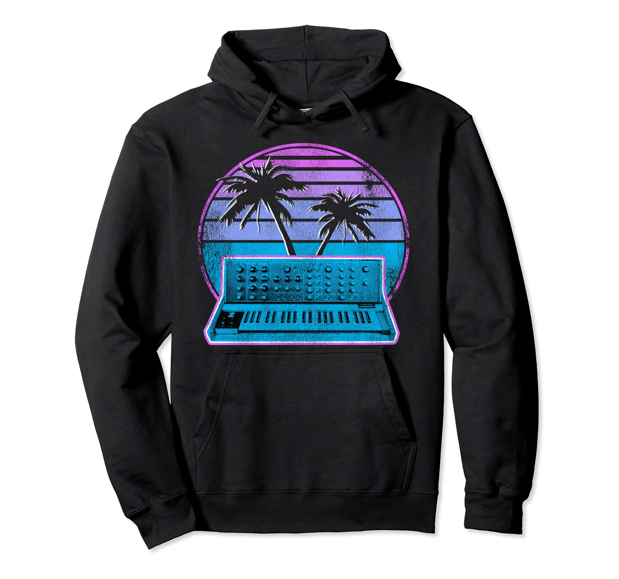 Synthwave Retrowave Pastel Goth Hoodie - Minimalist Print for Adults - T-Shirt, Sweatshirt, Hoodie