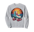 Colorful Roller Skate Lineup Sweatshirt - Minimalist Print Unisex - T-Shirt, Sweatshirt, Hoodie