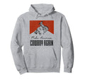 Makes America Cowboy Again Western Hoodie - Minimalist Print for Adults - T-Shirt, Sweatshirt, Hoodie