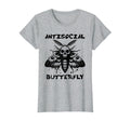 Antisocial Butterfly Funny Death T-Shirt - Casual Everyday Wear for Adults - T-Shirt, Sweatshirt, Hoodie