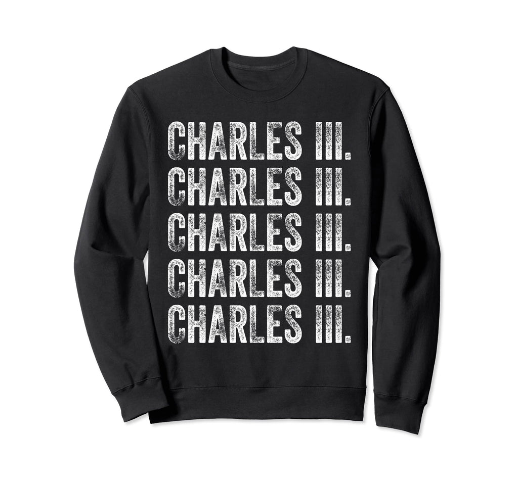 King Charles Iii Sunset King Charles Sweatshirt - Novelty Apparel Men Women - T-Shirt, Sweatshirt, Hoodie