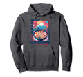 Okayama City 80S Synthwave Ramen Bowl Japan Hoodie - Trendy Graphic Unisex - T-Shirt, Sweatshirt, Hoodie