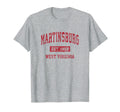 Martinsburg West Virginia Wv Sports Red T-Shirt - Trendy Graphic Men Women - T-Shirt, Sweatshirt, Hoodie